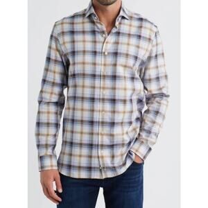 NWT Johnnie-O Top Shelf Twill Cotton Button Down Men’s Sz. L